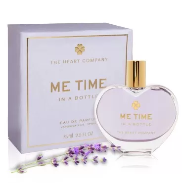 THE HEART COMPANY | Me Time in a bottle | Lavender Perfume for women | Relaxing Gifts for women | Vegan Clean Women's Eau de Parfum Fragrance Spray 75ml - 2.5 fl.oz.