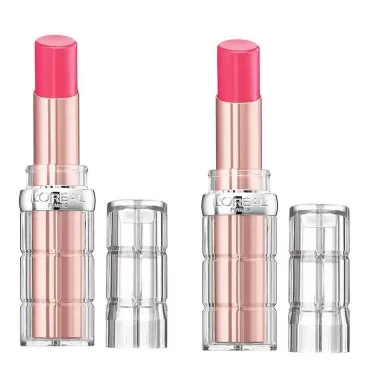 L'Oreal Paris Pack of 2 LOREAL Colour Riche Plump and Shine Lipstick, Guava Plump #104