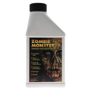LLF Zombie Monster, Ammonia Free Liquid Latex Body Paint - 16oz, Clear