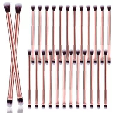 24 Pcs Eyeshadow Smudge Brush 2 in 1 Eyeshadow Bru...