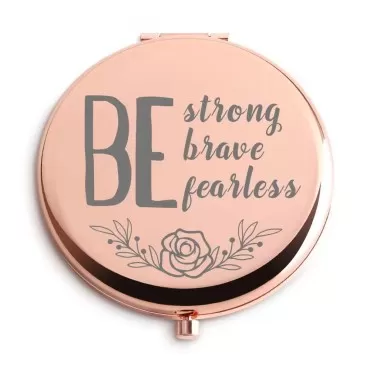 Dyukonirty Inspirational Gifts for Women Mirror Rose Gold Christianity Birthday Christmas Graduation Valentine Gifts for Girl Sister Friend Colleague Employee