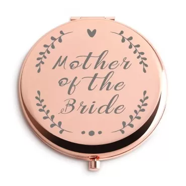 Dyukonirty Mother of The Bride Gifts Makeup Mirror Rose Gold Mother of The Bride Gifts from Friend or Daughter Mother of The Bride Gifts for Daughter Wedding