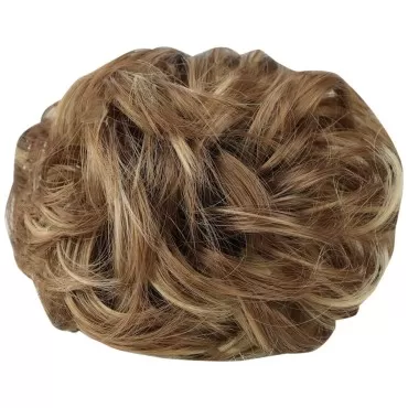 DeeThens Messy Bun Hair Piece Claw Clip Hair Buns Wavy Curly Chignon Hair Bun Extensions Tousled Updo Hair Buns Claw Clip Ponytail Hairpieces Hair Scrunchie with Clip for Women