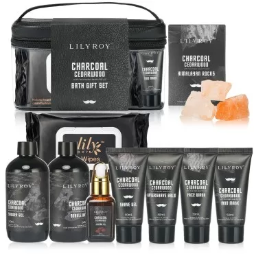 Bath and Body Gift Set for Men for Father Home Spa...