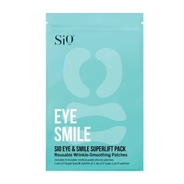 SiO Beauty Eye and Smile SuperLift - Eye & Lip Anti-Wrinkle Silicone Patches - Reduce Smile and Under Eye Wrinkles Overnight