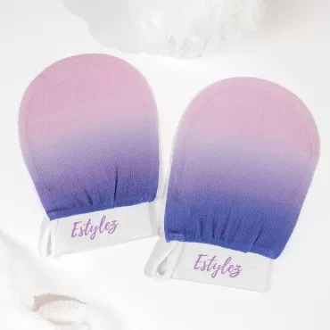 ESTYLEZ Exfoliating Gloves, 2 pcs- Body Exfoliator...