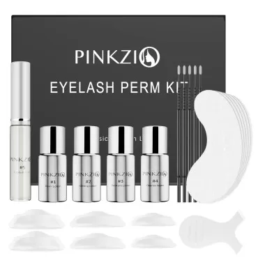 Lash Lift Kit Brow Lamination Kit - PINKZIO Professional Eyelash Perm Kit, Eyelash Lash Curling, Semi-Permanent Curling Perming