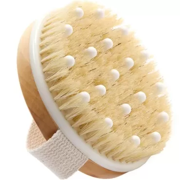 Dry Body Brush (1 Pack) - Reduce Cellulite, Dry Br...