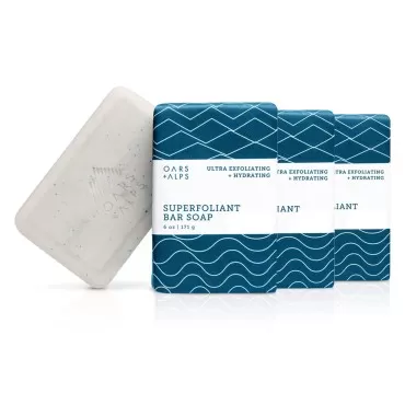 Oars + Alps Superfoliant Exfoliating Mens Bar Soap...