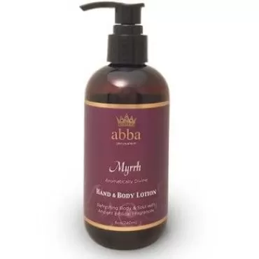 Abba Oil Body Lotion - Myrrh (8 oz with pump) 1 pk...