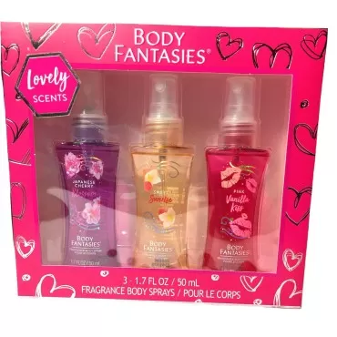 (1) Body Fantasy Trio (1.7 Fl oz per Bottle) Japan...