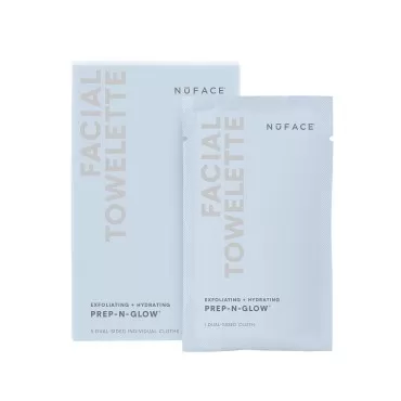 NuFACE Prep-N-Glow Facial Towelette - Exfoliating ...