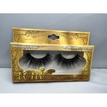 WISPY LONG CRISSCROSS, VEGAN, 100% HANDMADE, FAUX ...