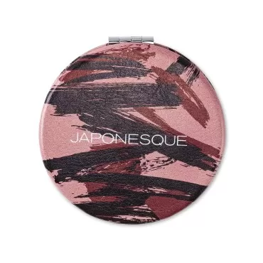 JAPONESQUE Limited Edition Compact, Double Sided Beauty Mirror, 2x Magnification, Perfect for on the go Touchups