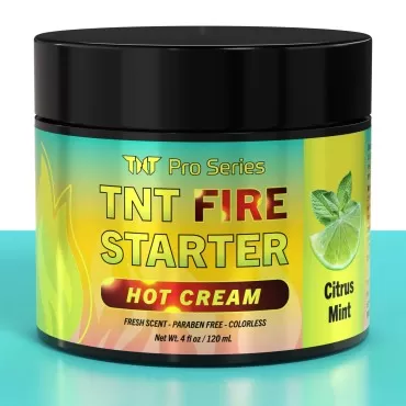 TNT Firestarter Workout Enhancer Sweat Gel: Hot Cream for Tummy Belly Firming, Sweet Scent - Thigh & Arm Hot Sweat Cream: Exercise Thermogenic Cream for Men & Women, Skin Tightening Heat Lotion