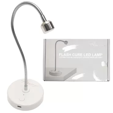 ALLKEM Flash Cure UV LED Gel Portable Silver Goose...