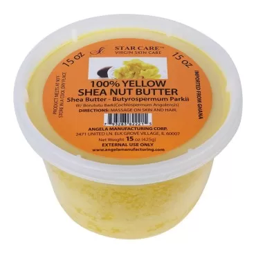 STAR CARE 100% Yellow Shea Nut Butter (15oz)