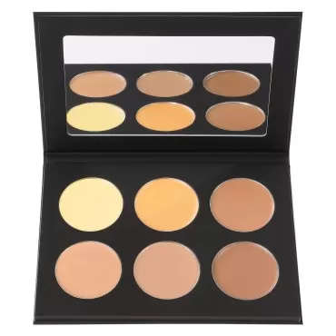 Vodisa 6 Colour Makeup Contour Palette-Creamy Conc...