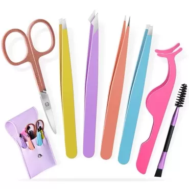 Eyebrow Tweezers Set,Precision Tweezers for Women ...