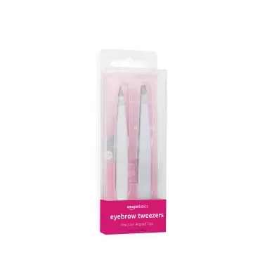 Amazon Basics Eyebrow Tweezers 2-Pack...