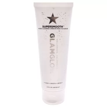 Glamglow Supersmooth Acne Clearing 5-Minute Mask to Scrub Unisex Mask 4.2 oz