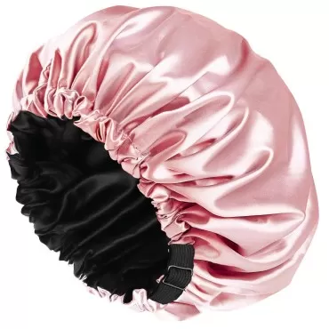 Amamba Shower Cap,100% Real Satin Lined Shower Cap...