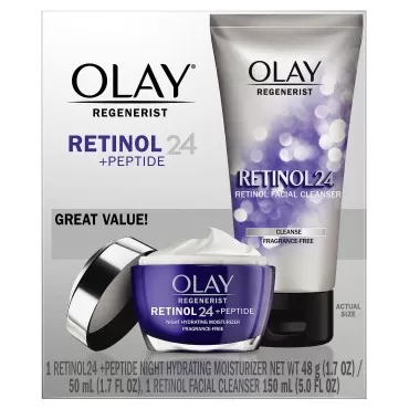 Olay Retinol 24 Jumbo Packs- 1 Cleanser 150 mL, 1 ...