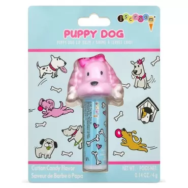 iscream Pink Poodle Shaped Cotton Candy Scented Lip Balm