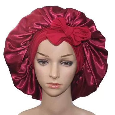 Extra Large Satin Bonnet Hair Bonnets for Sleeping...