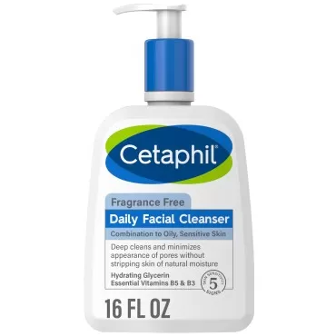 Cetaphil Face Wash, Daily Facial Cleanser for Sens...