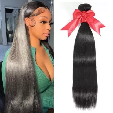 10A Brazilian Straight Hair Bundles 30 Inch Human ...