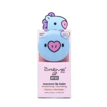 The Crème Shop | BT21 Baby - MANG Macaron Lip Balm - Grape Gummy (Clear)