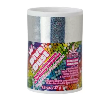 Diva Dust Juicy Pineapple & Creamy Coconut Herbal Shimmer Body Powder