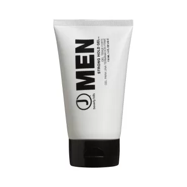 J Beverly Hills Men's Strong Hold Hair Gel with Aloe Vera for Promoting Hair Growth, (4 Oz)