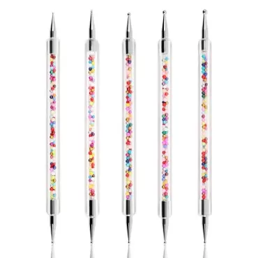 yisinuoo 5PCS (10sizes) 2 Ways Dotting Tools, Nail...