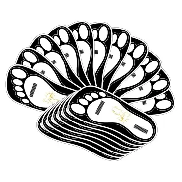 120 Pairs(240 Feets) Disposable Black Tanning Feet...