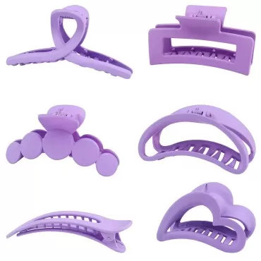 YOOOYOOO Purple Hair Claw Clips, Light Lightweight...