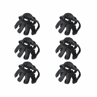 6Pcs Hair Clips Black Octopus Claw Hair Clips Larg...