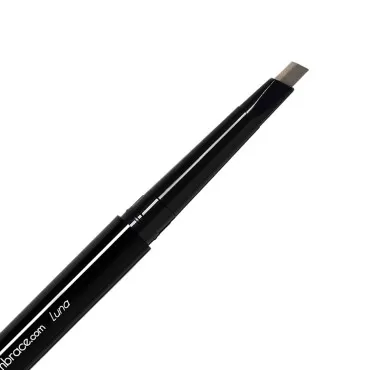 Eye Embrace Luna: Light Brown-Gray Eyebrow Pencil - Waterproof, Double-Ended Automatic Angled Tip & Spoolie Brush, Cruelty-Free