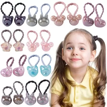 30pcs Elastic Hair Ties, PAGOW Colorful Ponytail H...