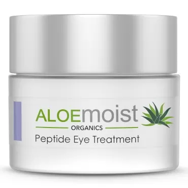 Under Eye Cream Anti Aging - Complete Peptide Eye Treatment with Hyaluronic Acid, Aloe, Vitamin E, Amino Acids - Natural Eye Wrinkle Cream - Hydrating Eye Cream for Dark Circles and Puffiness 0.5 oz