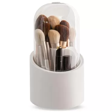 Lebenrich Makeup Brush Holder Organizer with Lid, ...