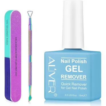 Gel Nail Polish Remover (3 Packs), Gel Polish Remo...