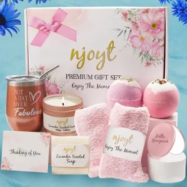 Self Care Kit, Care Package For Sick Friends - Get Well Soon Gift Baskets For Women, Relaxation Gifts For Women, Self Care Gifts, Self Care Package For Women - Spa Gift Sets For Women