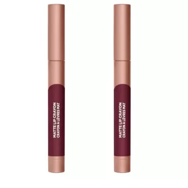Pack of 2 L'Oreal Paris Infallible Matte Lip Crayon, Cherryfic # 517