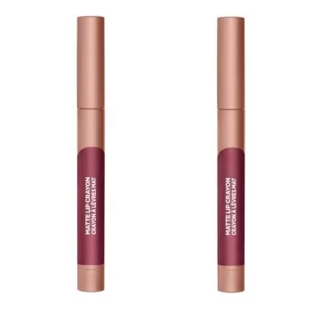 Pack of 2 L'Oreal Paris Infallible Matte Lip Crayon, Sizzling Sugar # 514