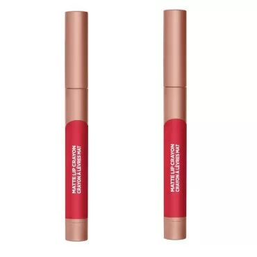 Pack of 2 L'Oreal Paris Infallible Matte Lip Crayon, Little Chili # 505