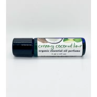Island Deodorant Creamy Coconut Lime, Organic Essential Oil Perfume (5 ml)