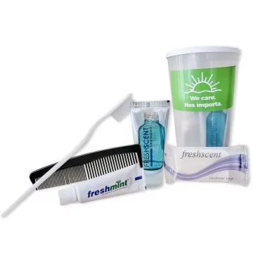 WE CARE Bulk Case of 10 Basic Hygiene & Toiletry K...