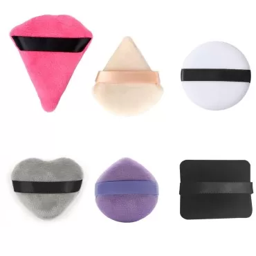 6Pcs Powder Puffs for Face Powder-Triangle setting...